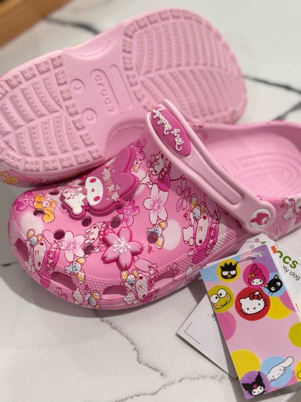 CROCS Kids Pink My Melody Clogs